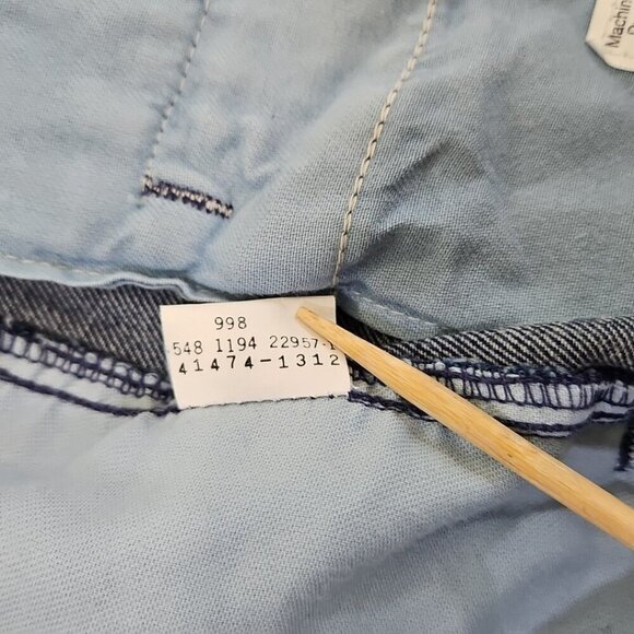 Vintage Dockers Jeans Men's 54x32 Pleated Denim High Rise 80s USA Made NWT NEW - Picture 9 of 16